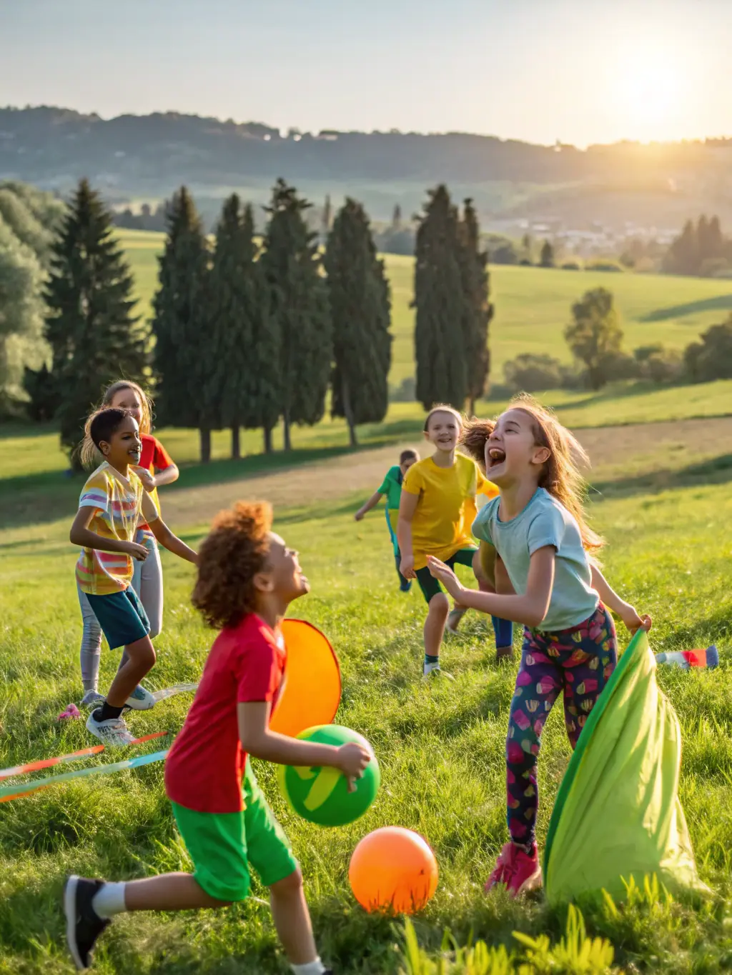 A heartwarming photo of children participating in a TOTAL HEAVEN outreach program, demonstrating the organization's dedication to community engagement.